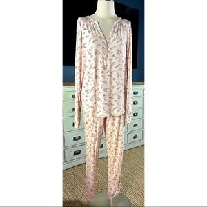 AQS Cooking Breakfast Light Pink Pajama Set PJS XXL